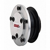 Grant Products Steering Wheel Quick Release - 5/8 Inch Shaft Weld-On Aluminum Black - 3023
