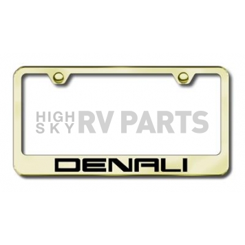 Automotive Gold License Plate Frame - Gold Stainless Steel - LFDENEG