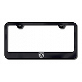 Automotive Gold License Plate Frame - Black Stainless Steel - LFRAMHEB