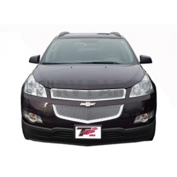 TFP (International Trim) Grille Insert - Mesh Trapezoid ABS Plastic Chrome Plated - 68106GI