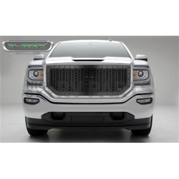 T-Rex Truck Products Grille Insert - Honeycomb Trapezoid Black Powder Coated Steel - 7712131BR