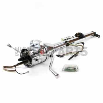 Helix Steering Column - Chrome Plated Steel Silver 33 Inch - 9998