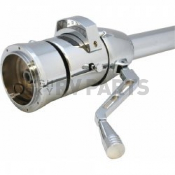 Vintage Parts Steering Column Bell Style - Chrome Plated Stainless Steel Silver 33 Inch - 76156