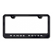 Automotive Gold License Plate Frame - Black Stainless Steel - LFRANEB