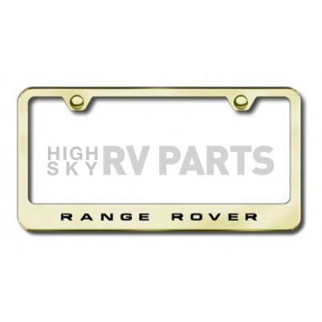 Automotive Gold License Plate Frame - Gold Stainless Steel - LFRANEG