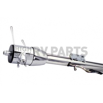 Flaming River Steering Column Bell Style 32 Inch Silver Stainless Steel - FR3000132S