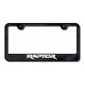 Automotive Gold License Plate Frame - Black Stainless Steel - LFRAPEB