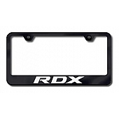 Automotive Gold License Plate Frame - Black Stainless Steel - LFRDXEB