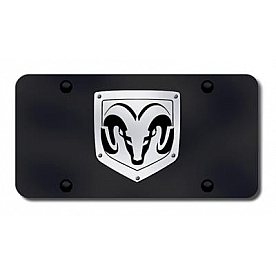 Automotive Gold License Plate - Ram Stainless Steel - RAM2SB