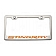American Car Craft License Plate Frame - Stingray Lettering Stainless Steel - 052032ORG