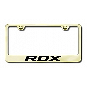 Automotive Gold License Plate Frame - Gold Stainless Steel - LFRDXEG