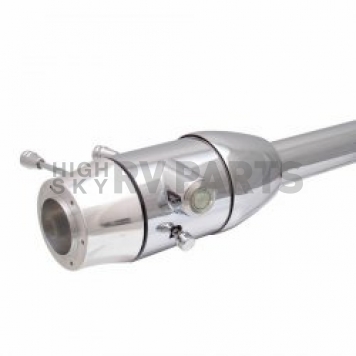 Vintage Parts Steering Column Bell Style - Chrome Plated Stainless Steel Silver 32 Inch - 63111