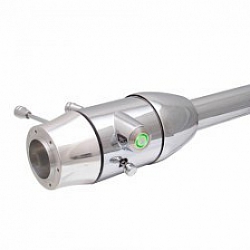 Vintage Parts Steering Column Bell Style - Chrome Plated Stainless Steel Silver 32 Inch - 63115
