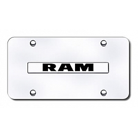 Automotive Gold License Plate - Ram Stainless Steel - RAMNGC
