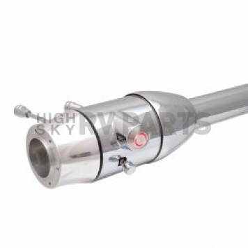Vintage Parts Steering Column Bell Style - Chrome Plated Stainless Steel Silver 32 Inch - 63113