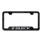 Automotive Gold License Plate Frame - Black Stainless Steel - GFBUIEB
