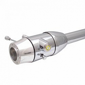 Vintage Parts Steering Column Bell Style - Chrome Plated Stainless Steel Silver 32 Inch - 63117