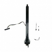 Vintage Parts Steering Column Bell Style - Paintable Stainless Steel Black 28 Inch - 76152