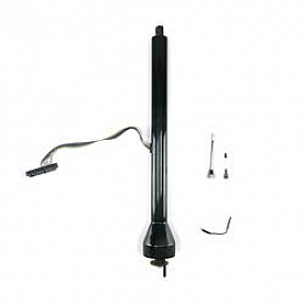 Vintage Parts Steering Column Bell Style - Paintable Stainless Steel Black 28 Inch - 76152