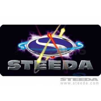 Steeda Autosports License Plate - Steeda Atomic Aluminum - 2130000