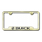 Automotive Gold License Plate Frame - Gold Stainless Steel - GFBUIEG
