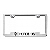 Automotive Gold License Plate Frame - Silver Stainless Steel - GFBUIES