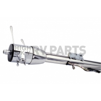 Flaming River Steering Column Bell Style 33 Inch Silver Stainless Steel - FR30002SS