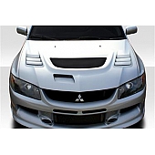 Extreme Dimensions Hood - Fiberglass Reinforced Plastic Black - C-1 - 113603