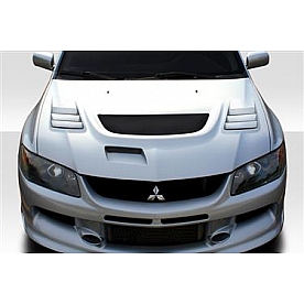 Extreme Dimensions Hood - Fiberglass Reinforced Plastic Black - C-1 - 113603