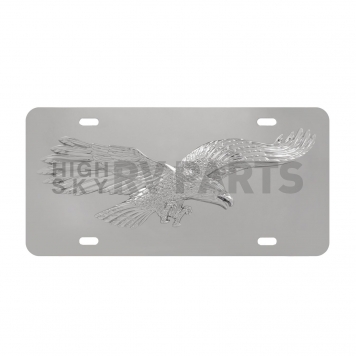 Pilot Automotive License Plate - Eagle Stainless Steel - LP208-1