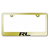 Automotive Gold License Plate Frame - Gold Stainless Steel - LFRLEG