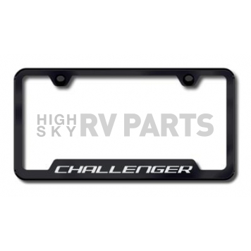Automotive Gold License Plate Frame - Black Stainless Steel - GFCHAEB