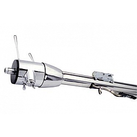 Flaming River Steering Column Bell Style 28 Inch Silver Stainless Steel - FR3000328S