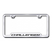 Automotive Gold License Plate Frame - Silver Stainless Steel - GFCHAEC