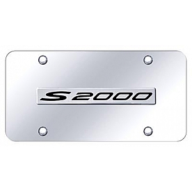 Automotive Gold License Plate - S2000 Stainless Steel - S20NCC