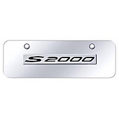 Automotive Gold License Plate - S2000 Stainless Steel - S20NCCM