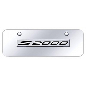 Automotive Gold License Plate - S2000 Stainless Steel - S20NCCM