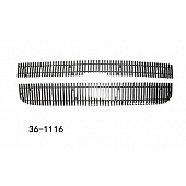 Paramount Automotive Grille Insert - Polished Aluminum 8 Millimeter Vertical Style - 361116