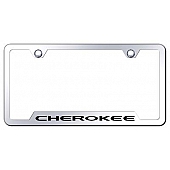Automotive Gold License Plate Frame - Silver Stainless Steel - GFCHEEC