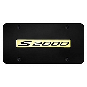 Automotive Gold License Plate - S2000 Stainless Steel - S20NGB