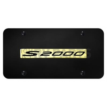 Automotive Gold License Plate - S2000 Stainless Steel - S20NGB