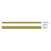 Trimbrite Pinstripe Tape - Double Stripe Vinyl Bright Gold Metallic - R320106