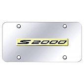 Automotive Gold License Plate - S2000 Stainless Steel - S20NGC