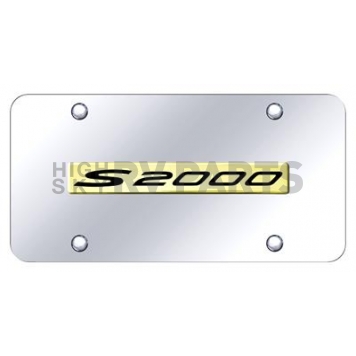 Automotive Gold License Plate - S2000 Stainless Steel - S20NGC