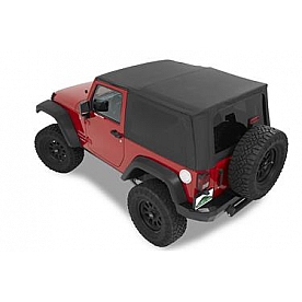 Pavements Ends Soft Top - Black Diamond Standard Top Automotive Grade Fabric - 5120335