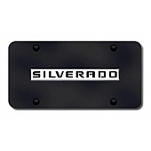 Automotive Gold License Plate - Silverado Stainless Steel - SILNCB