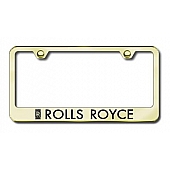 Automotive Gold License Plate Frame - Gold Stainless Steel - LFROLEG