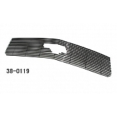 Paramount Automotive Grille Insert - Polished Aluminum 4 Millimeter Horizontal Style - 380119