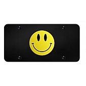 Automotive Gold License Plate - Smile Face Stainless Steel - SMIYB