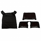 Rugged Ridge Soft Top - Black Fastback Top Vinyl - 1376035